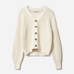Everlane “The Texture Cotton Cardigan”, size small